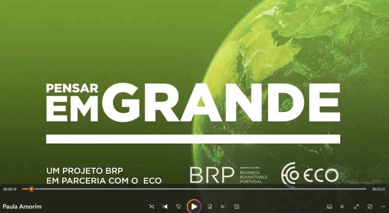 Videocast Pensar em Grande, com Paula Amorim